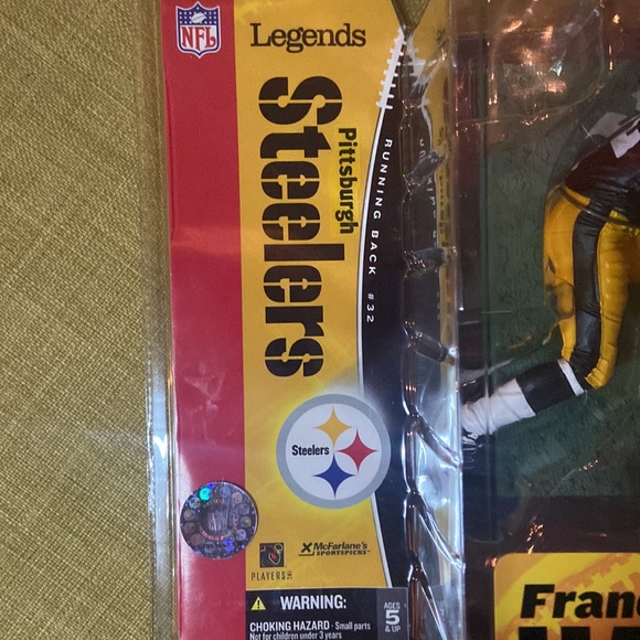SEALED VARIANT 2005 McFarlane Legends NFL Pittsburgh Steelers Franco Harris #32 - Picture 6 of 10